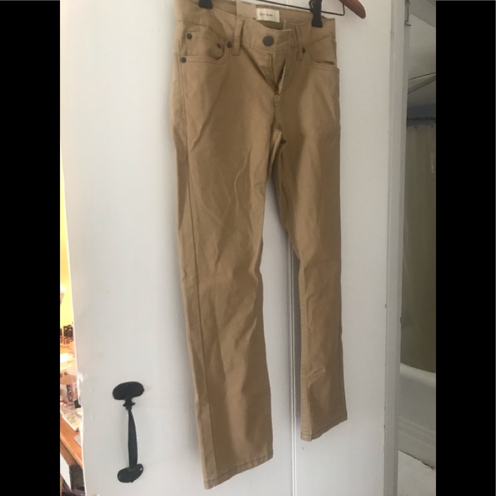 Boys slim khakis